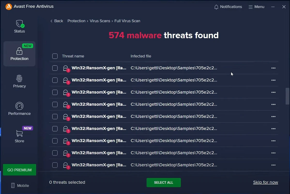 Avast Free Antivirus Screenshot 4