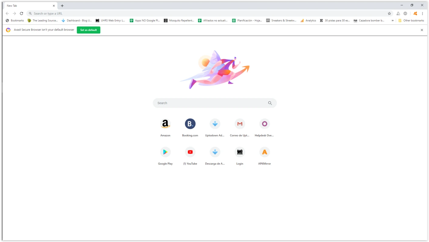 Avast Secure Browser Screenshot 1