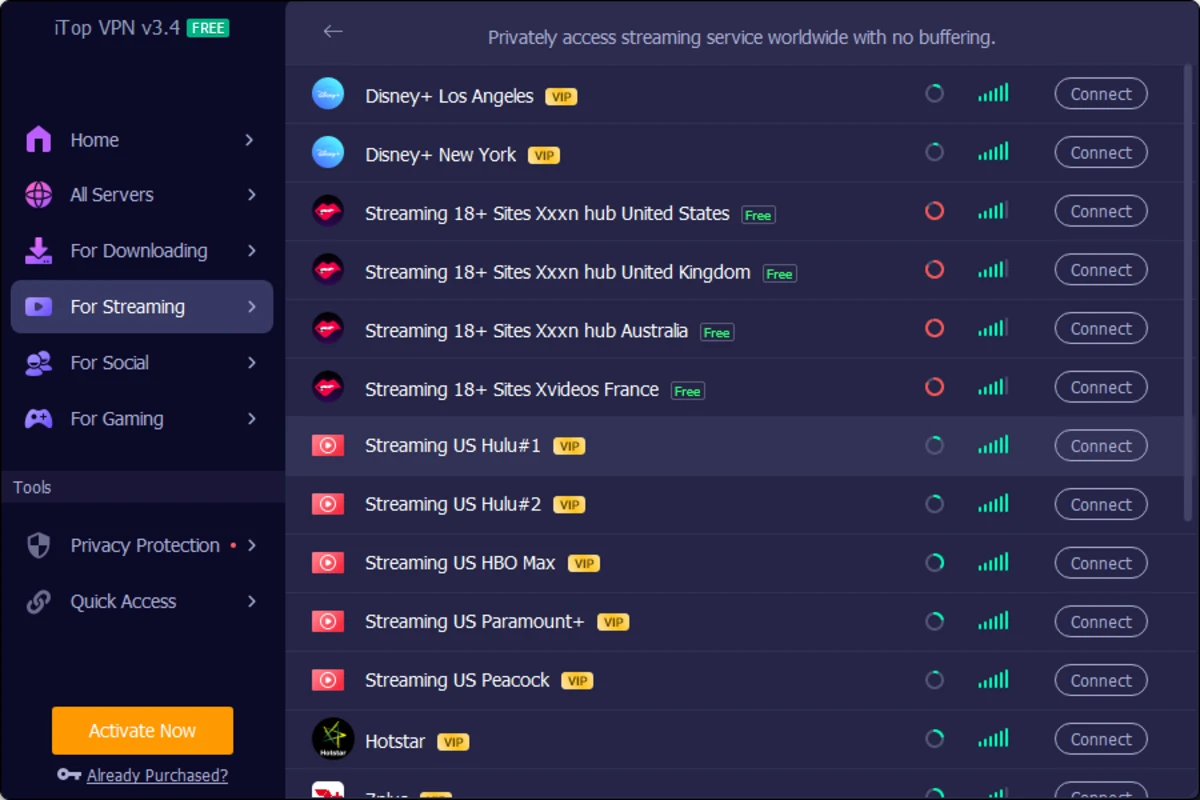 iTop VPN Screenshot 5