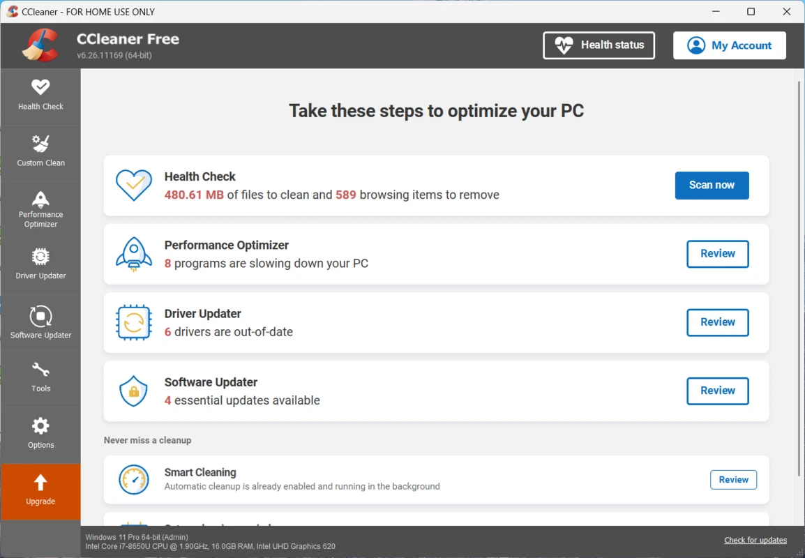 CCleaner Screenshot 2