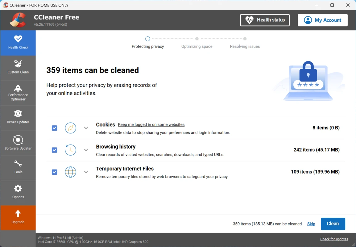 CCleaner Screenshot 3