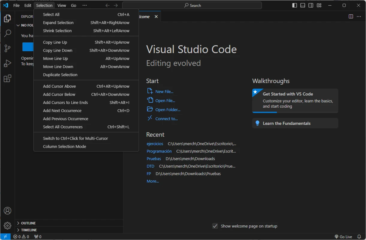 Visual Studio Code Screenshot 3